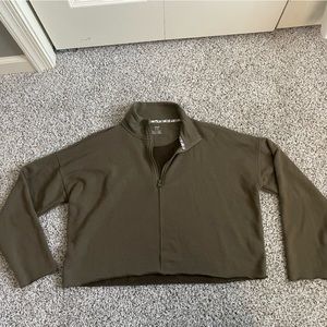 Green Aerie Cropped Sweatshirt